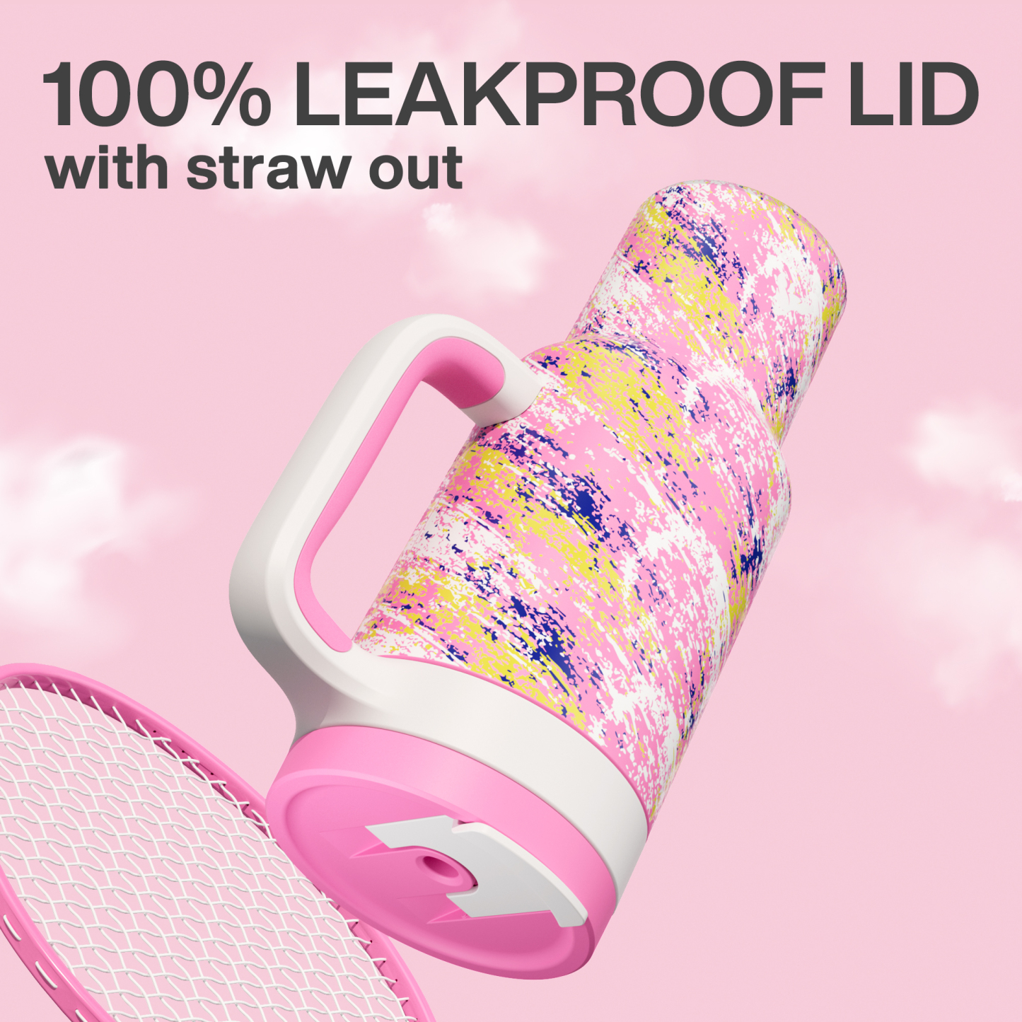 40 oz Tumbler with 2-in-1 Metal Straw Lid