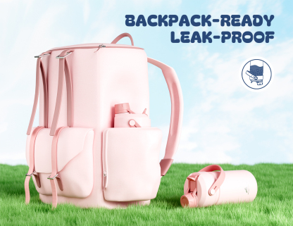 12 oz Insulated Water Bottle with 2-in-1 Straw and Spout Lid