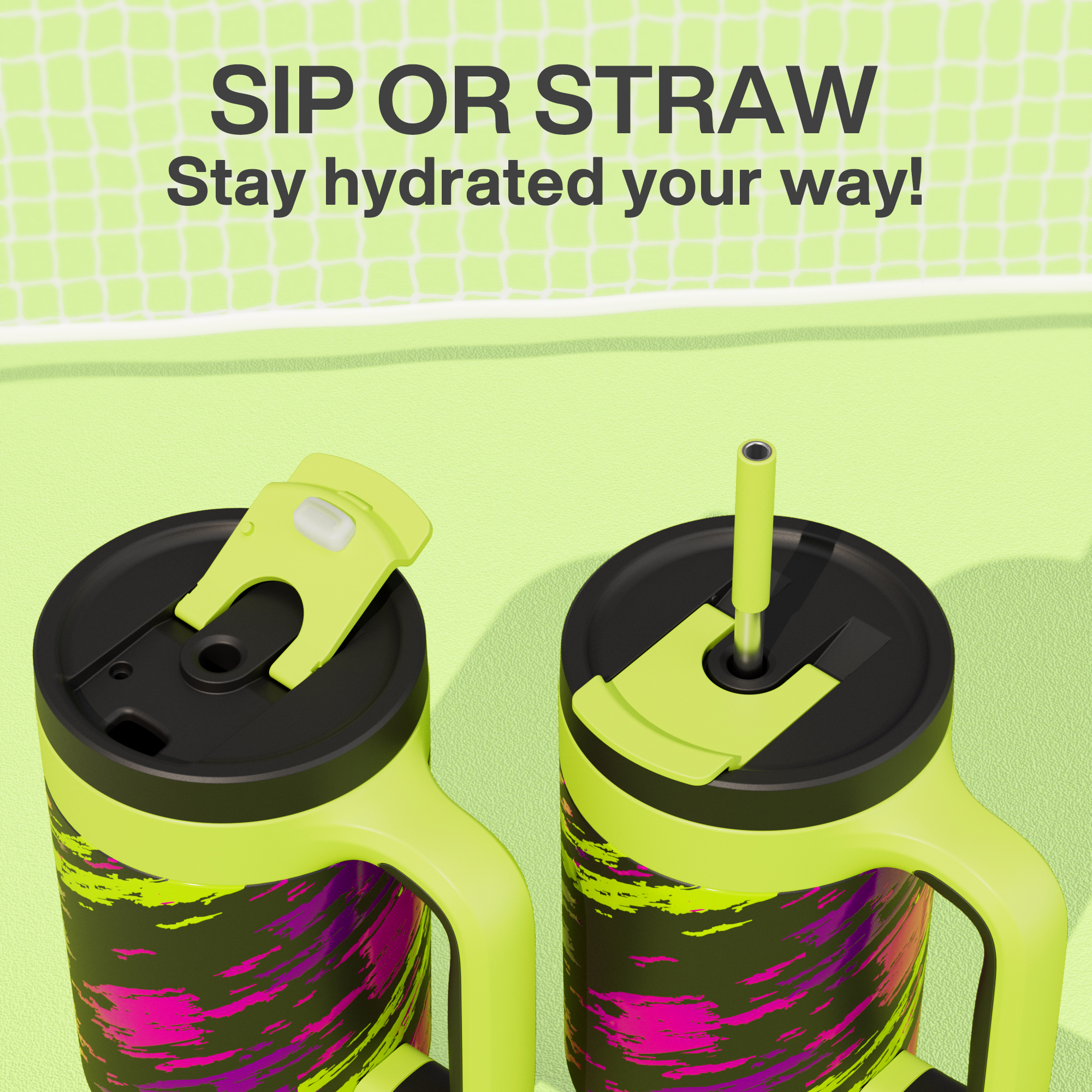 40 oz Tumbler with 2-in-1 Metal Straw Lid