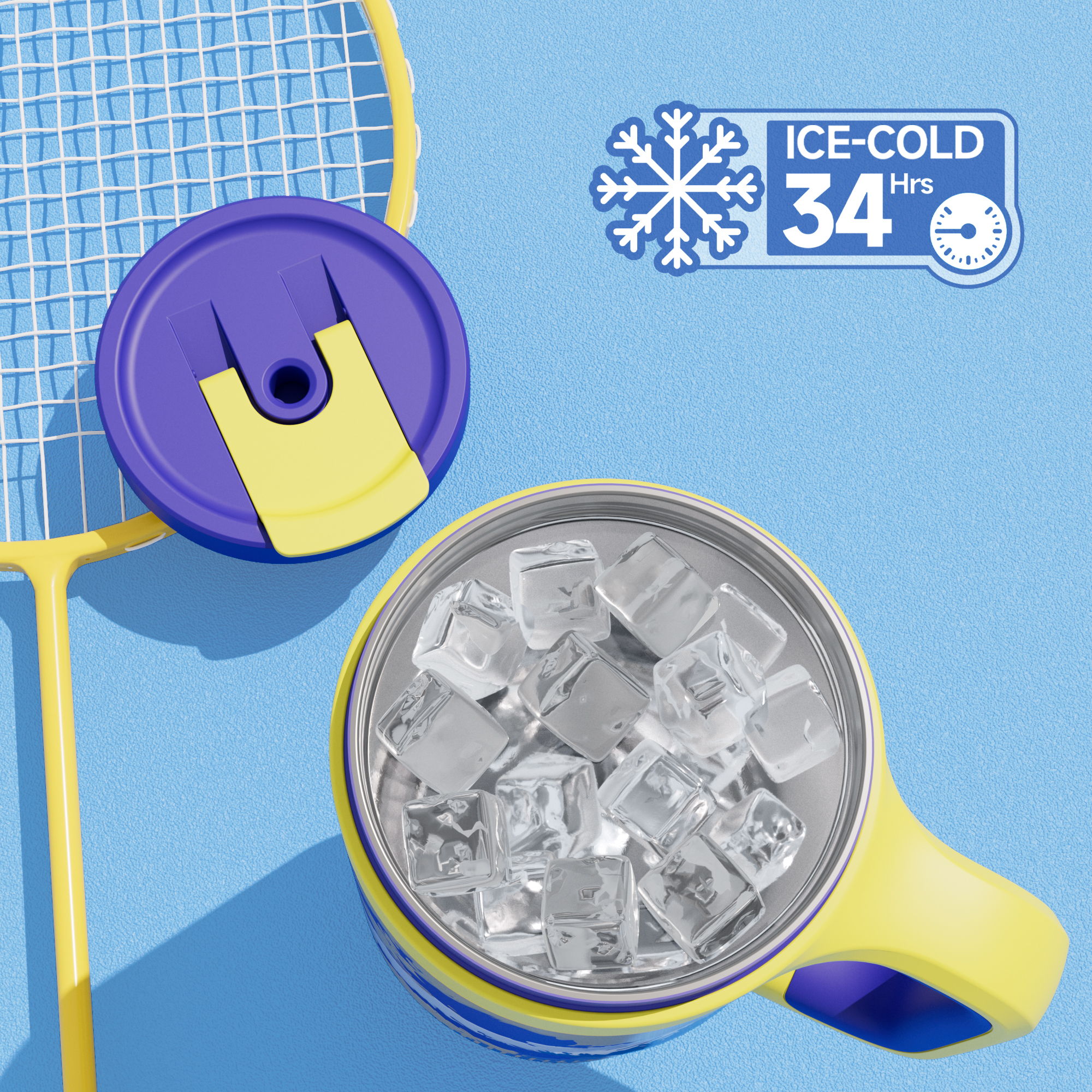 40 oz Tumbler with 2-in-1 Metal Straw Lid