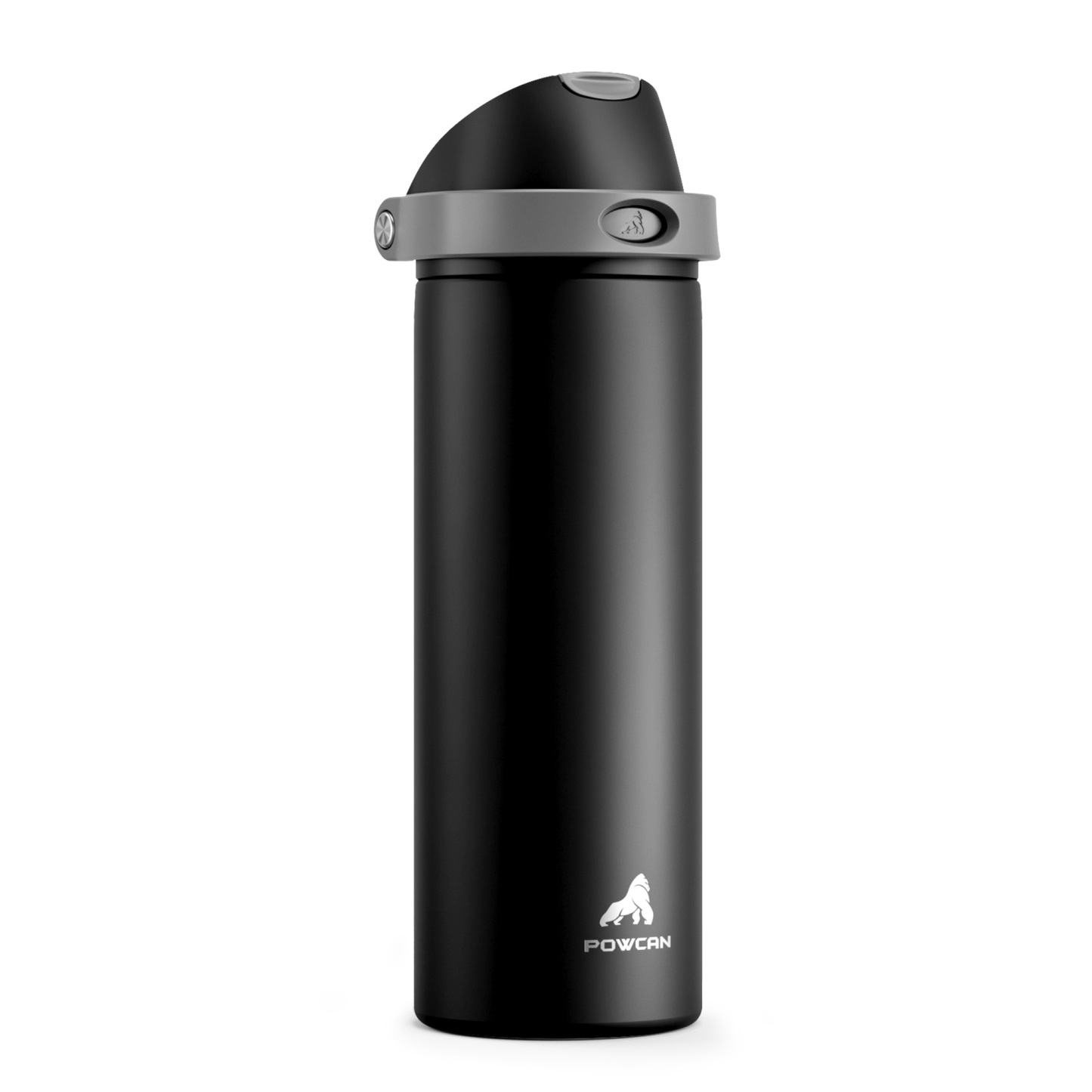 24 oz 2-in-1 Lid with Push-Button Spout Water Bottle