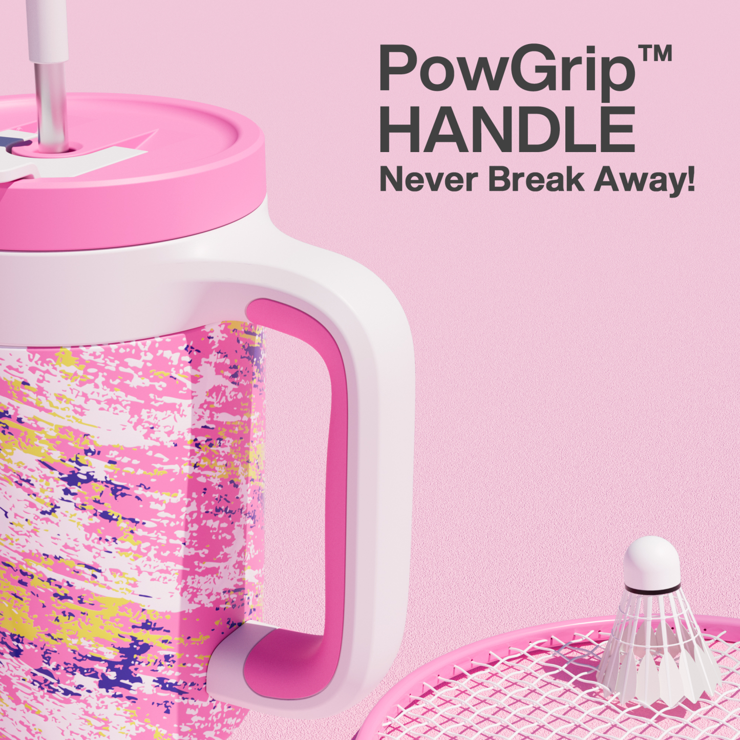 40 oz Tumbler with 2-in-1 Metal Straw Lid