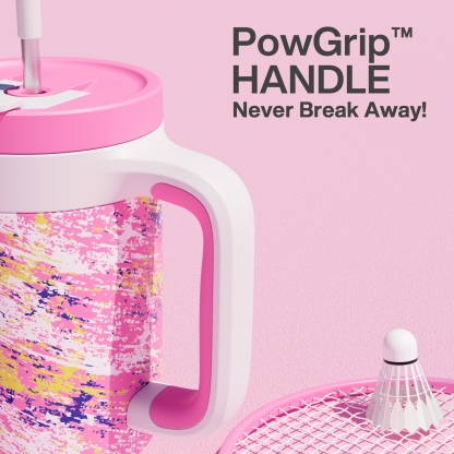 40 oz Tumbler with 2-in-1 Metal Straw Lid