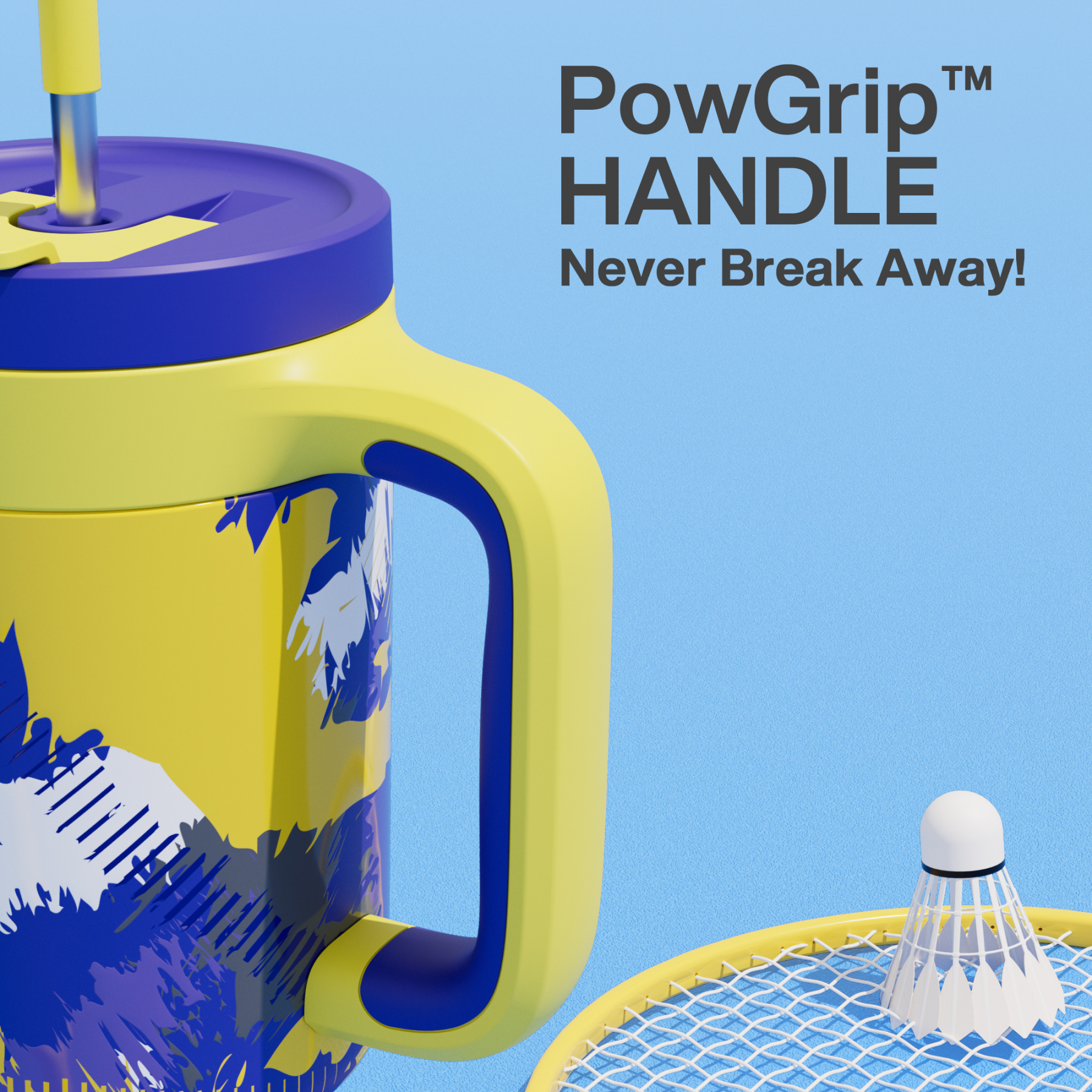 40 oz Tumbler with 2-in-1 Metal Straw Lid