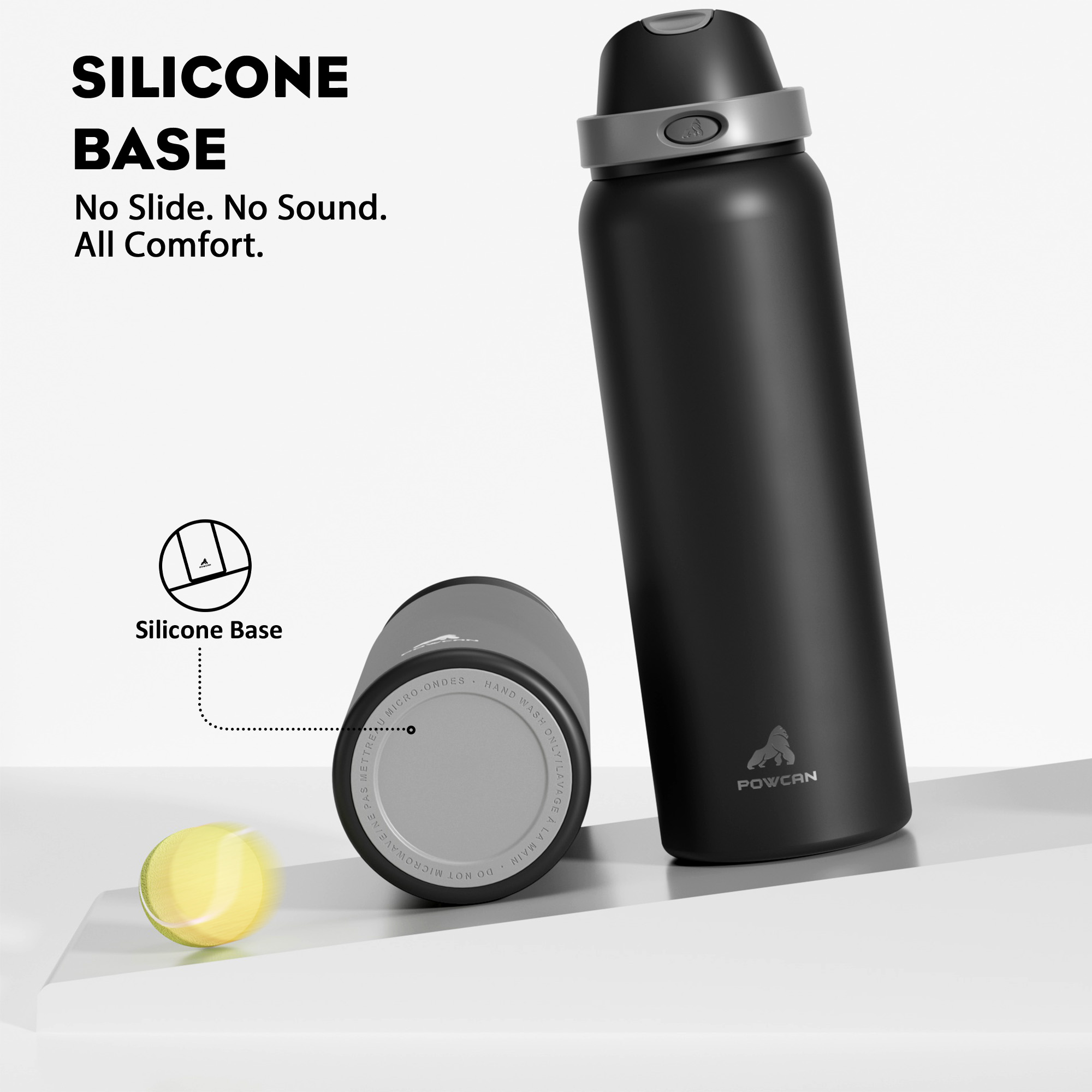 40oz 2-in-1 Lid with Push-Button Spout Water Bottle