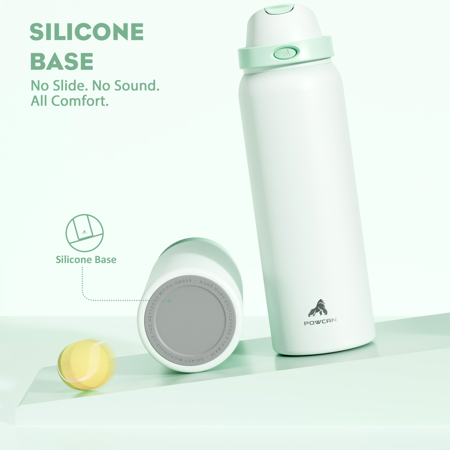 40oz 2-in-1 Lid with Push-Button Spout Water Bottle