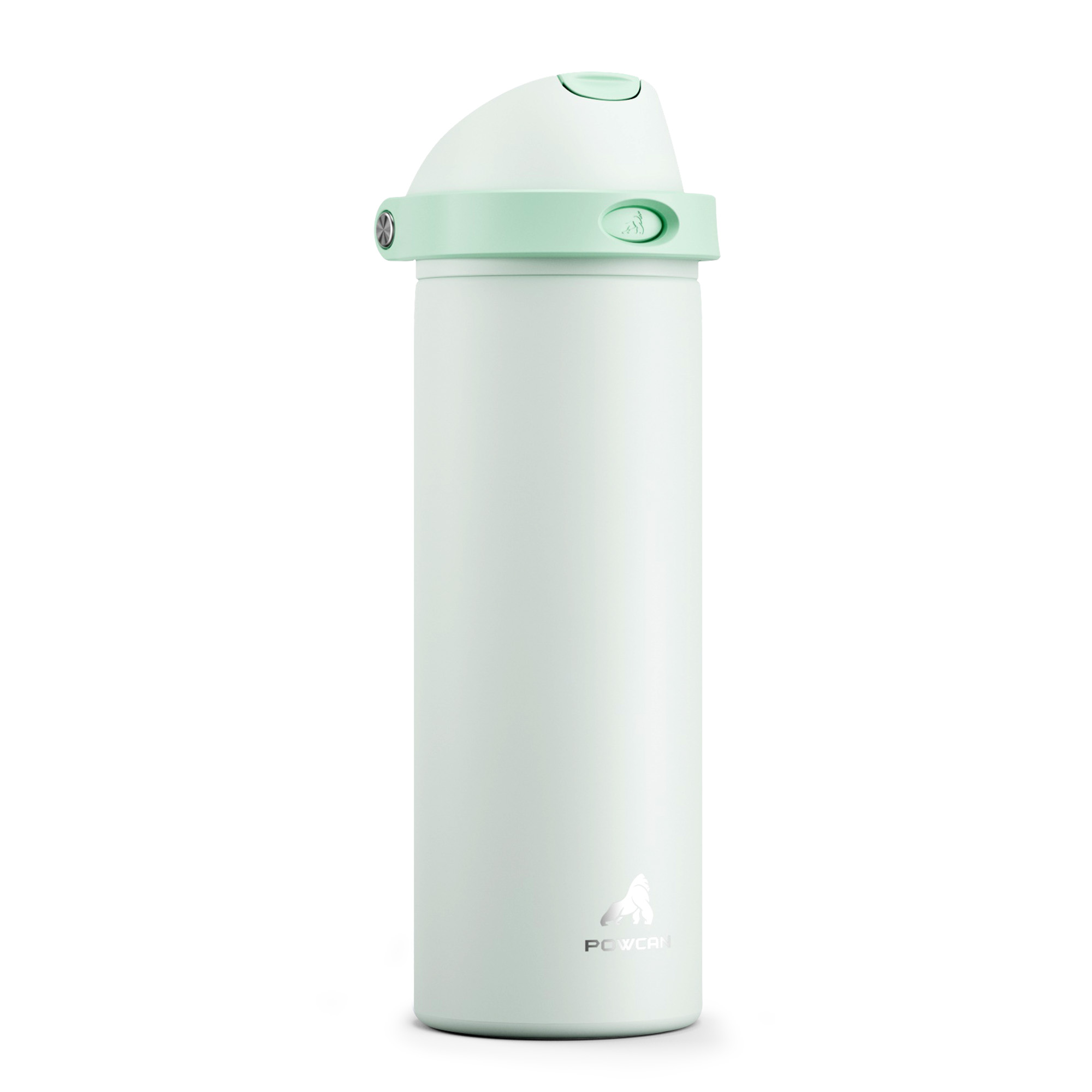 24 oz 2-in-1 Lid with Push-Button Spout Water Bottle