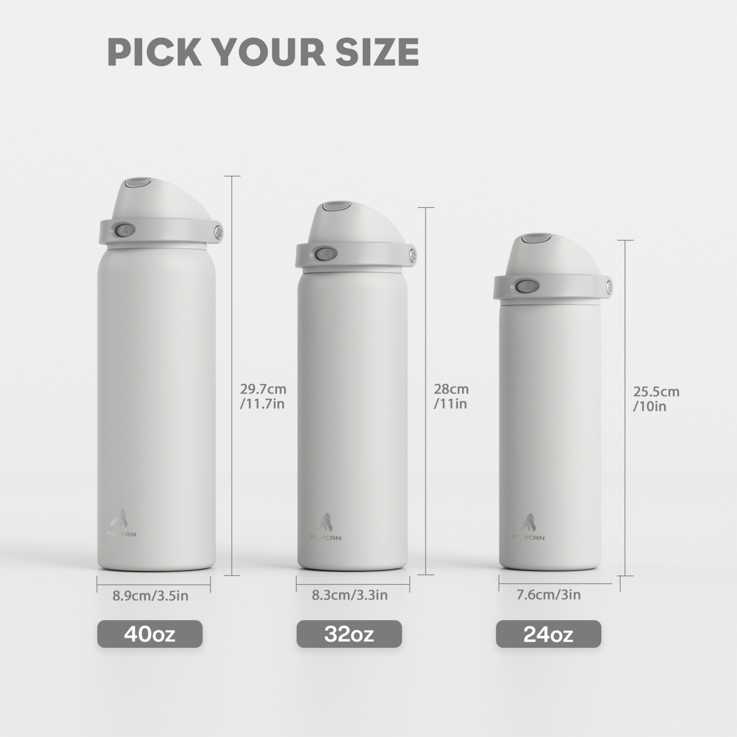 40oz 2-in-1 Lid with Push-Button Spout Water Bottle