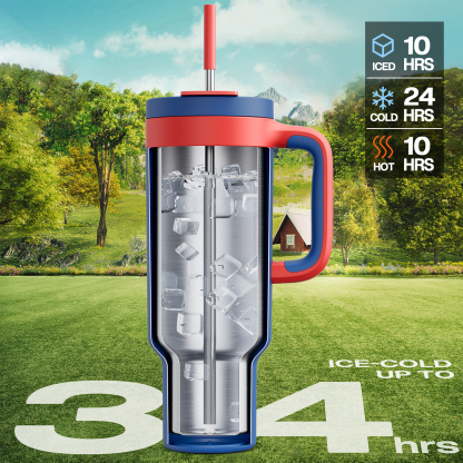 50 oz Tumbler with 2-in-1 Metal Straw Lid - Pure Collection