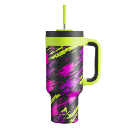 40 oz Tumbler with 2-in-1 Metal Straw Lid