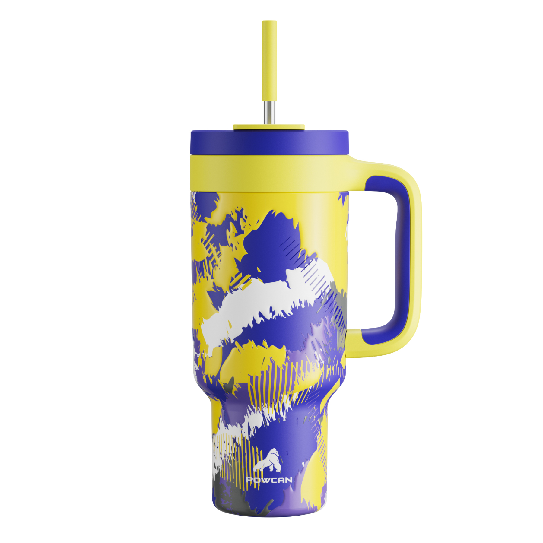 40 oz Tumbler with 2-in-1 Metal Straw Lid