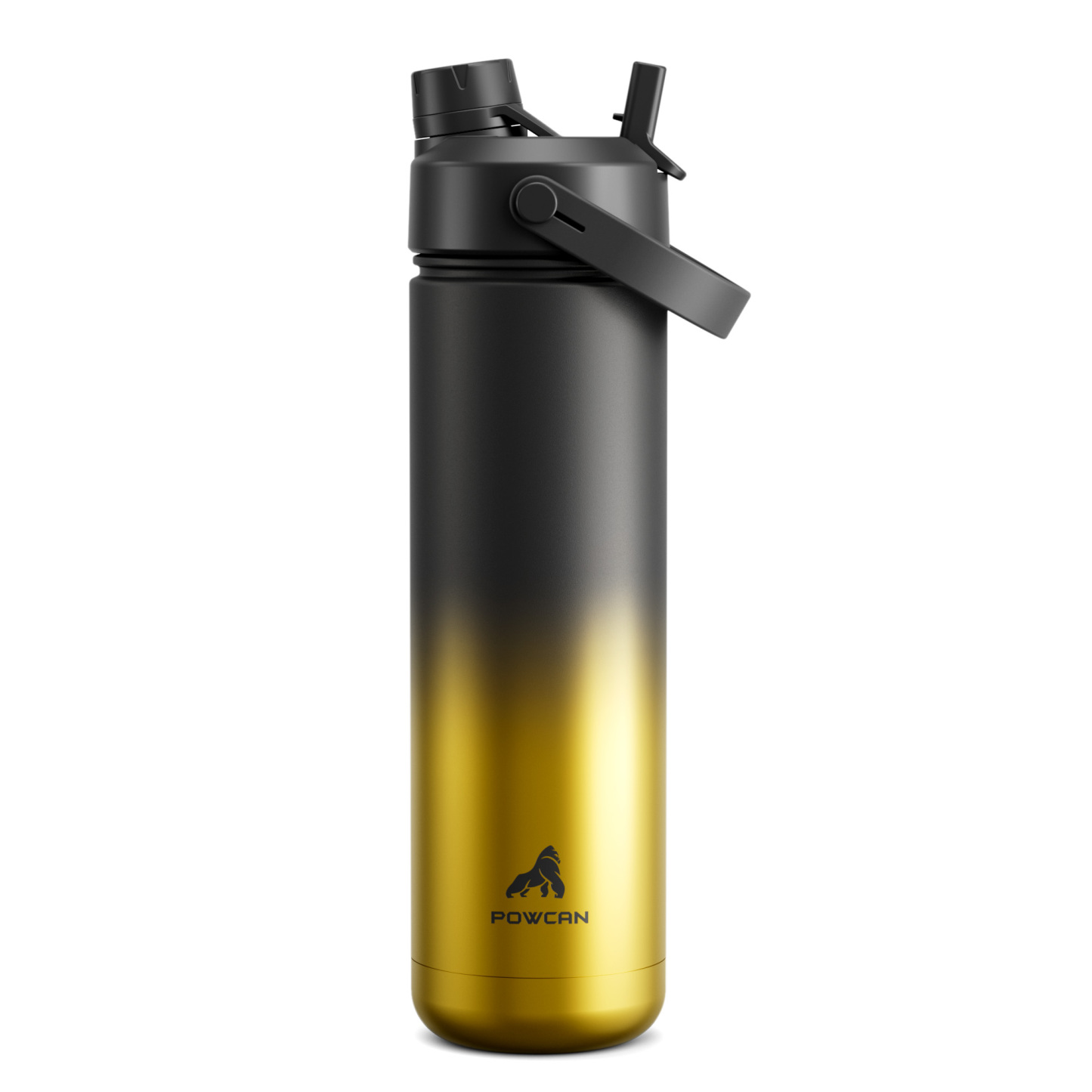26 oz Insulated Water Bottle with 2-in-1 Straw and Spout Lid