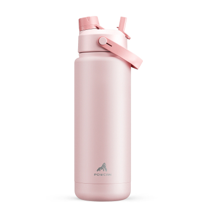 32 oz Insulated Water Bottle with 2-in-1 Straw and Spout Lid - Pure Collection