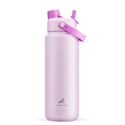 32 oz Insulated Water Bottle with 2-in-1 Straw and Spout Lid - Pure Collection