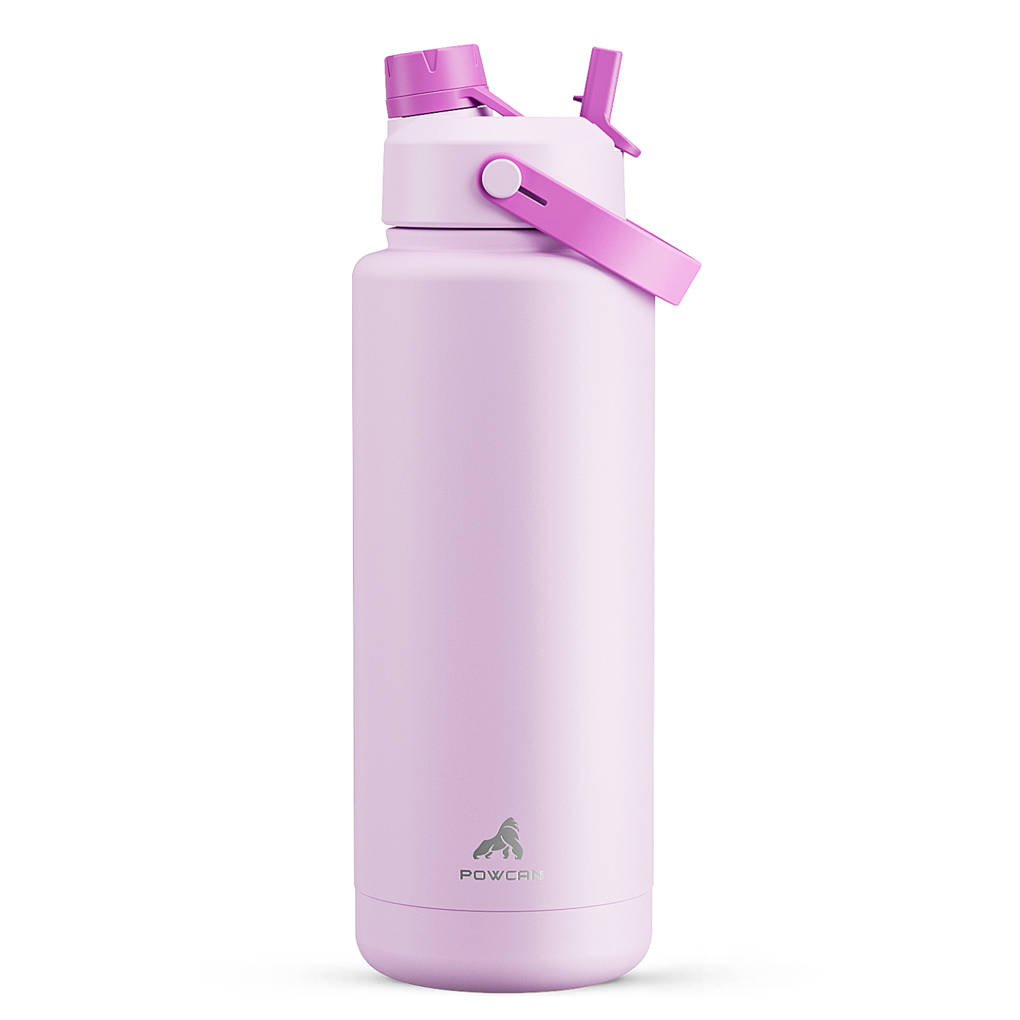 40oz Insulated Water Bottle with 2-in-1 Straw and Spout Lid Pure Collection, Keep Cold 24H, Leak-Proof