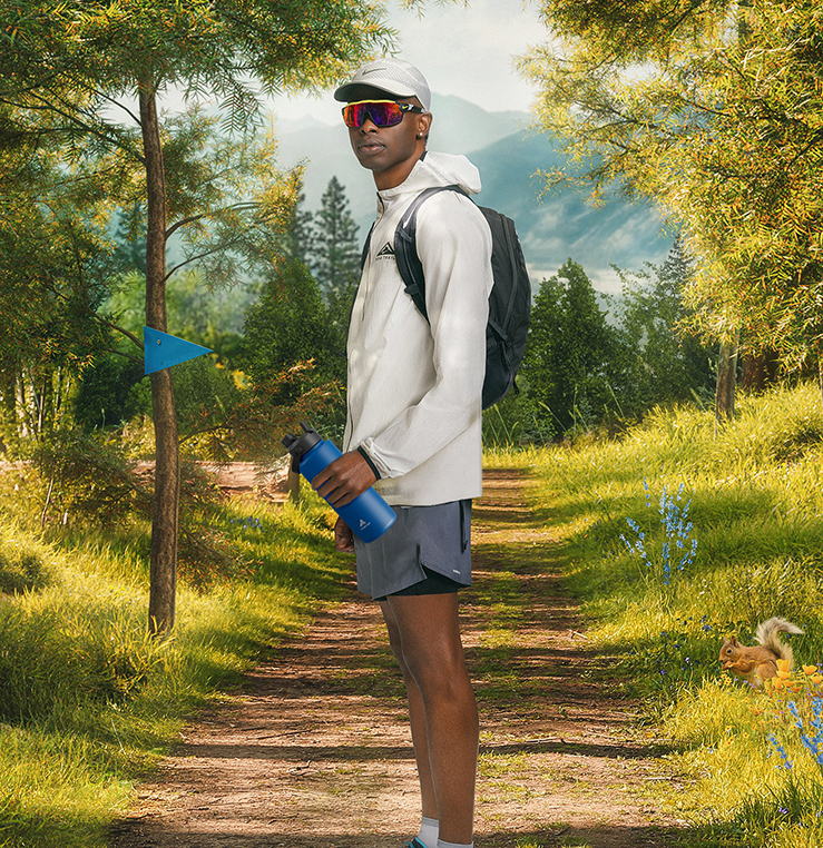 40oz Insulated Water Bottle with 2-in-1 Straw and Spout Lid Pure Collection, Keep Cold 24H, Leak-Proof