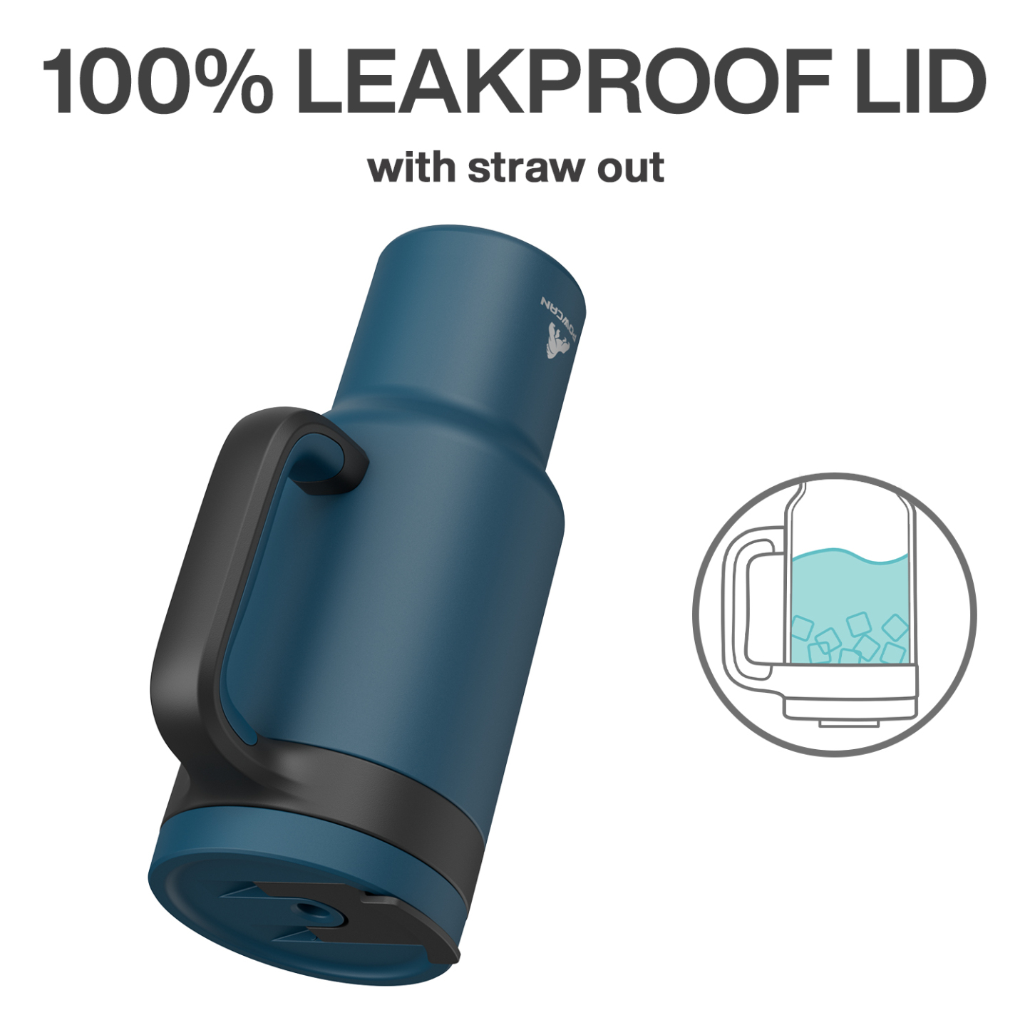 40 oz Tumbler with 2-in-1 Metal Straw Lid - Pure Collection