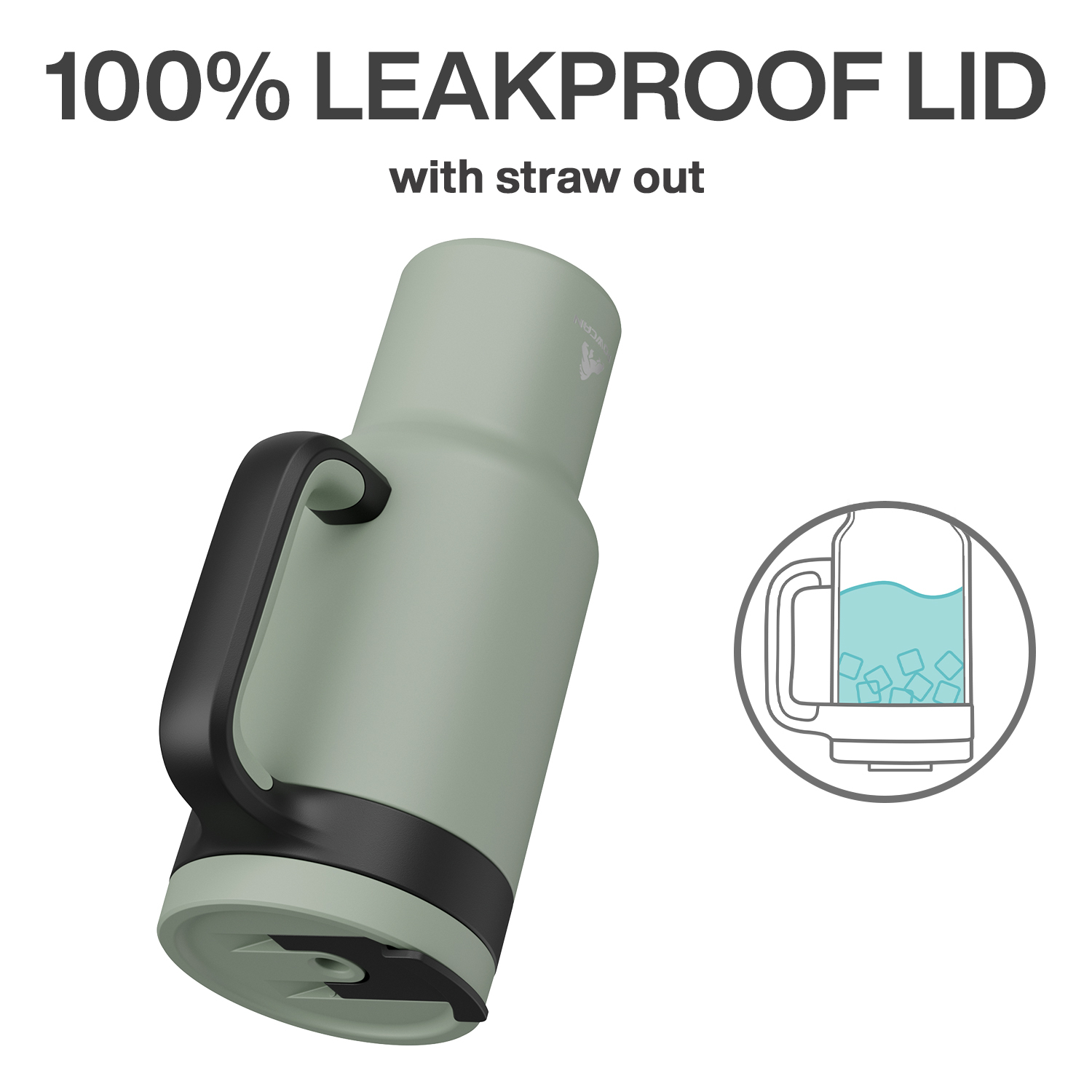 40 oz Tumbler with 2-in-1 Metal Straw Lid - Pure Collection