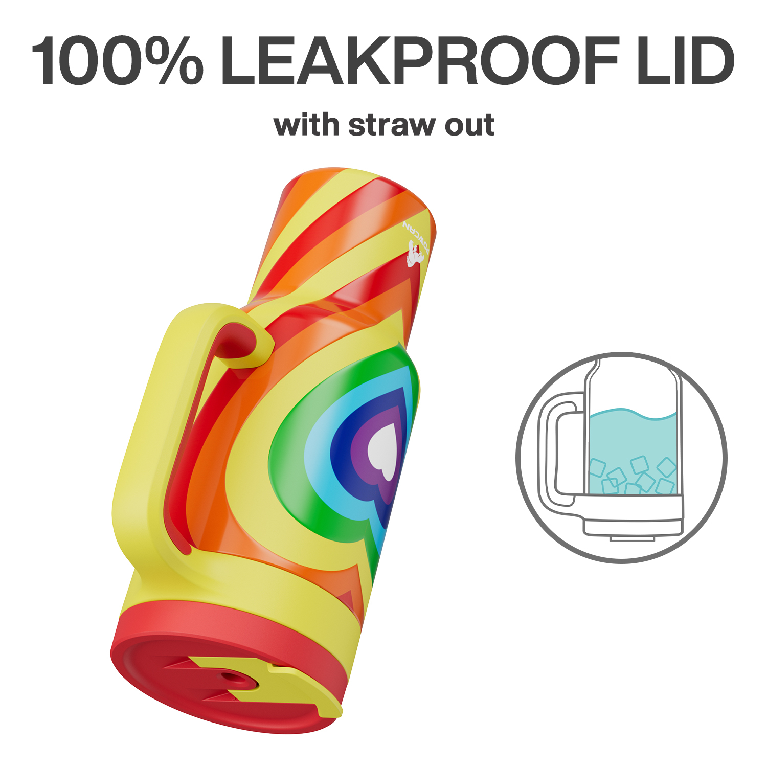 40 oz Tumbler with 2-in-1 Metal Straw Lid