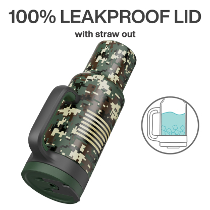 50 oz Tumbler with 2-in-1 Metal Straw Lid