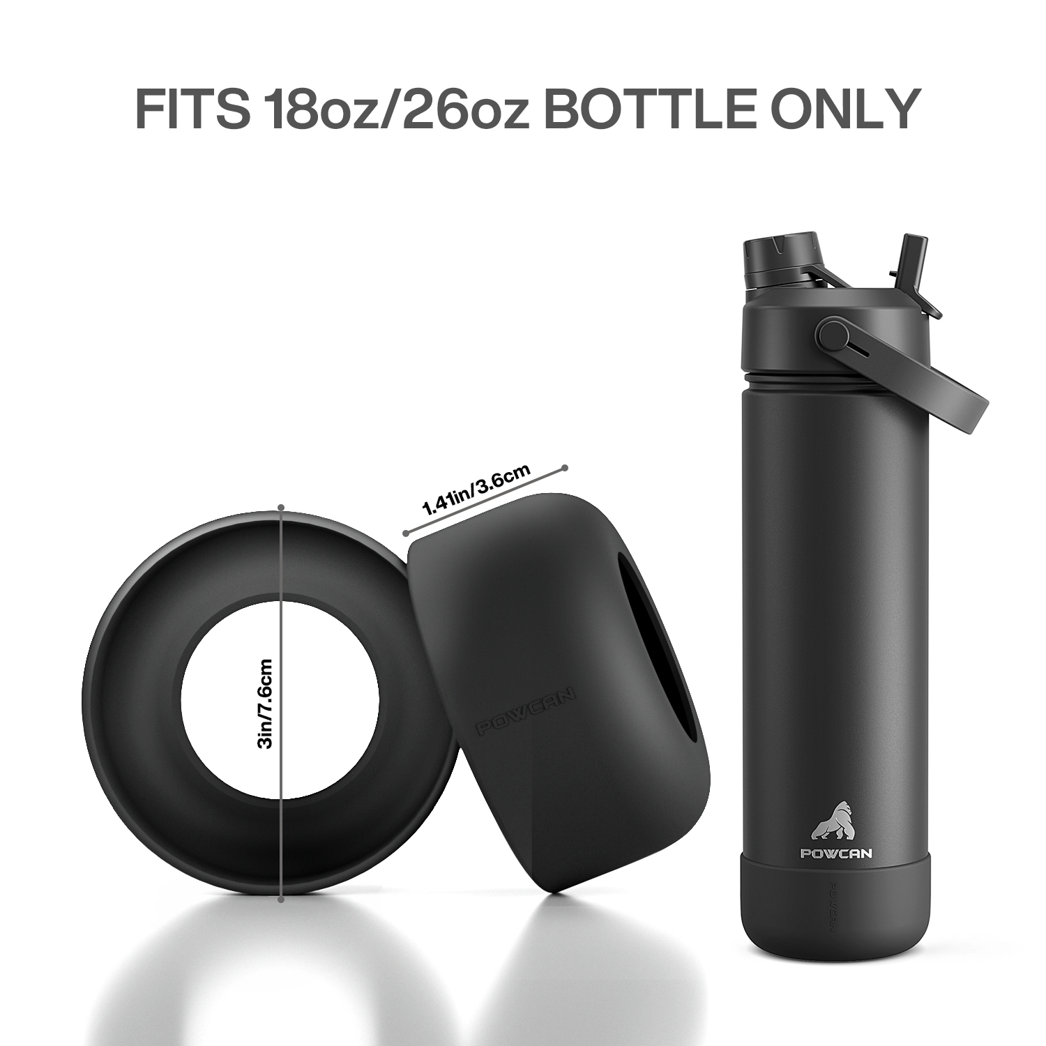 Silicone Boot for 18/26 oz Insulated Water Bottle