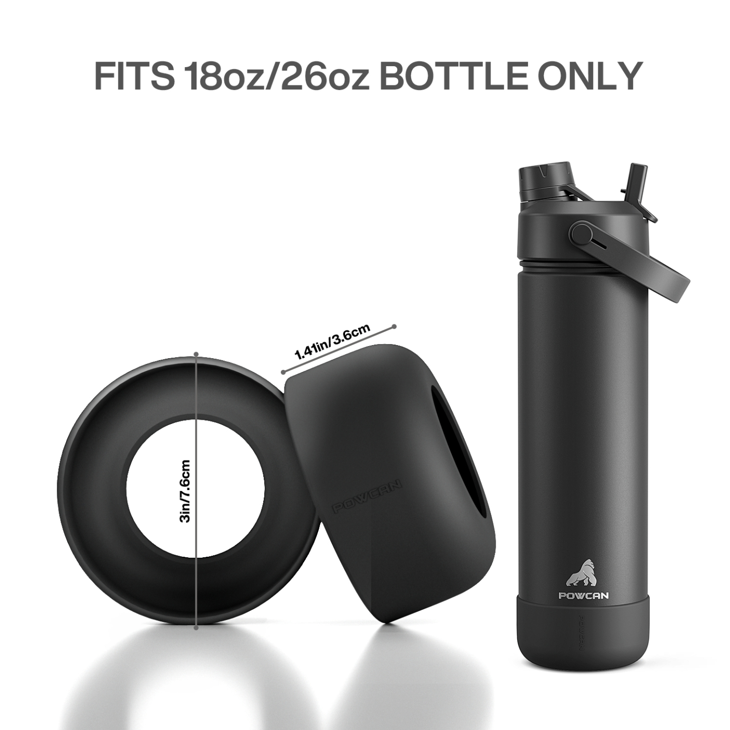 Silicone Boot for 18/26 oz Insulated Water Bottle