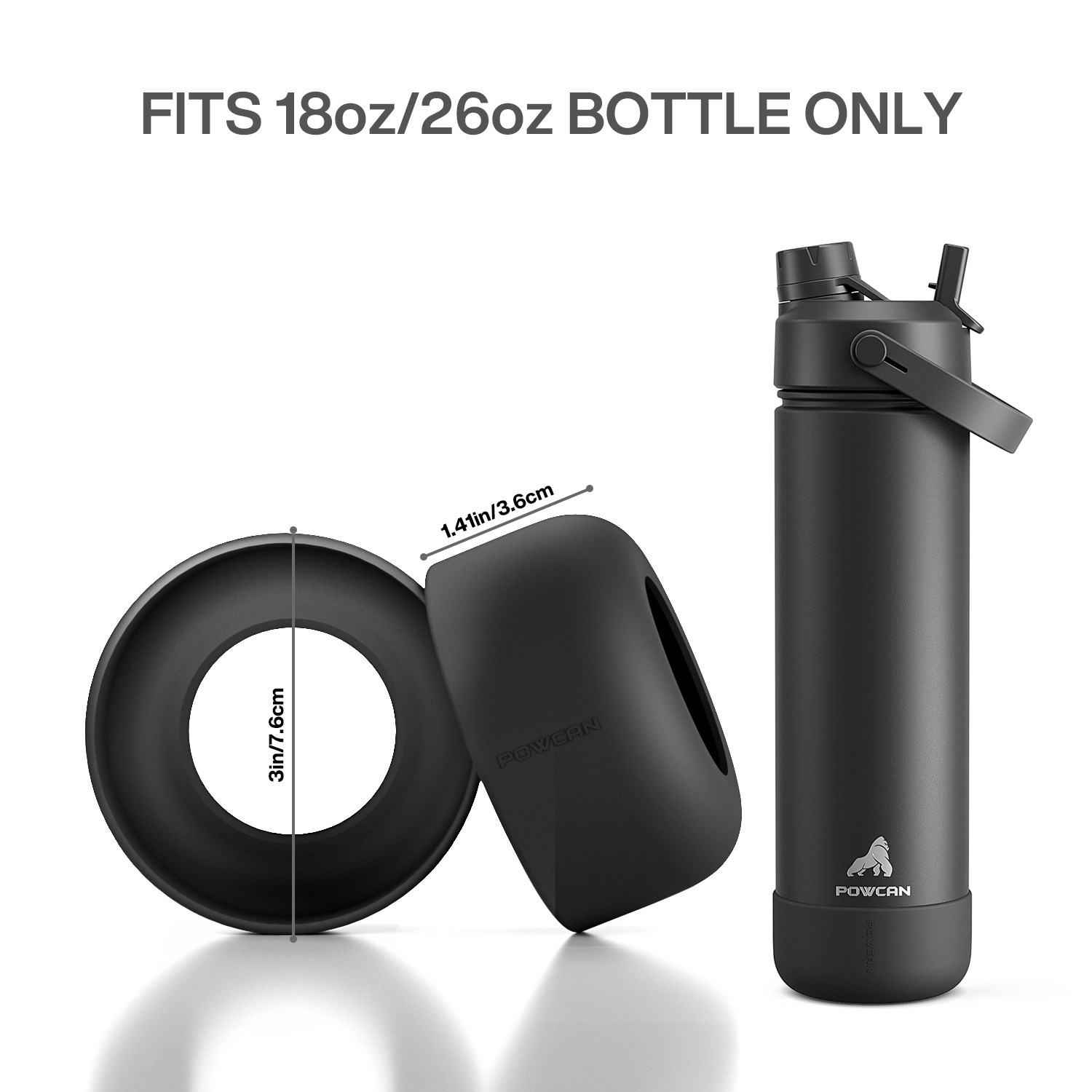 Silicone Boot for 18/26 oz Insulated Water Bottle