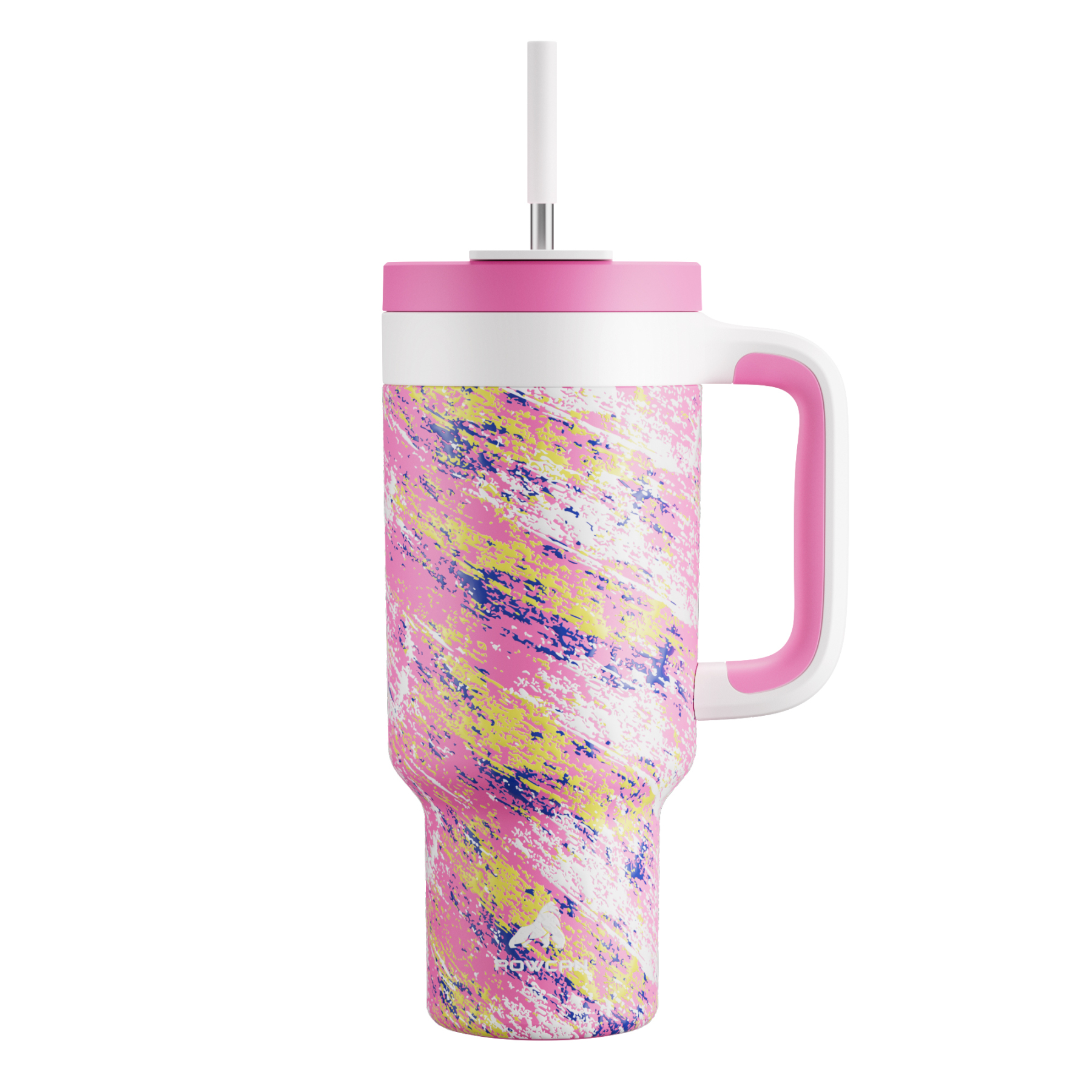 40 oz Tumbler with 2-in-1 Metal Straw Lid