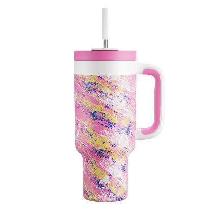 40 oz Tumbler with 2-in-1 Metal Straw Lid