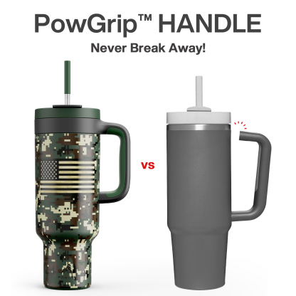 50 oz Tumbler with 2-in-1 Metal Straw Lid