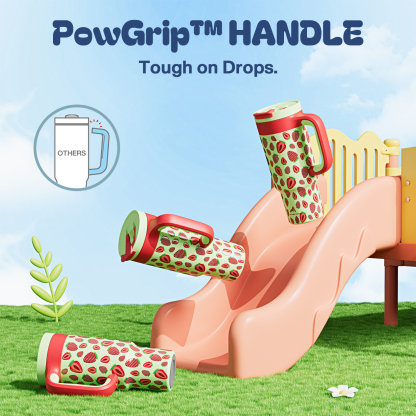 24 oz Tumbler with 2-in-1 Metal Straw Lid