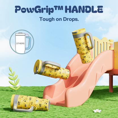 24 oz Tumbler with 2-in-1 Metal Straw Lid