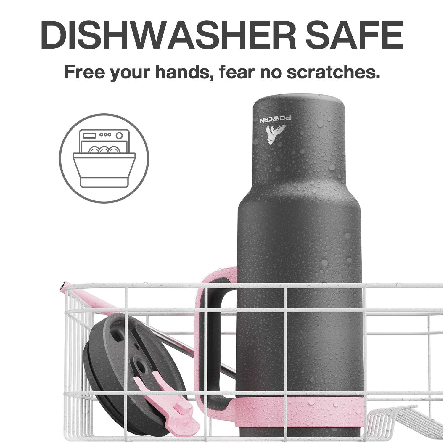 50 oz Tumbler with 2-in-1 Metal Straw Lid - Pure Collection