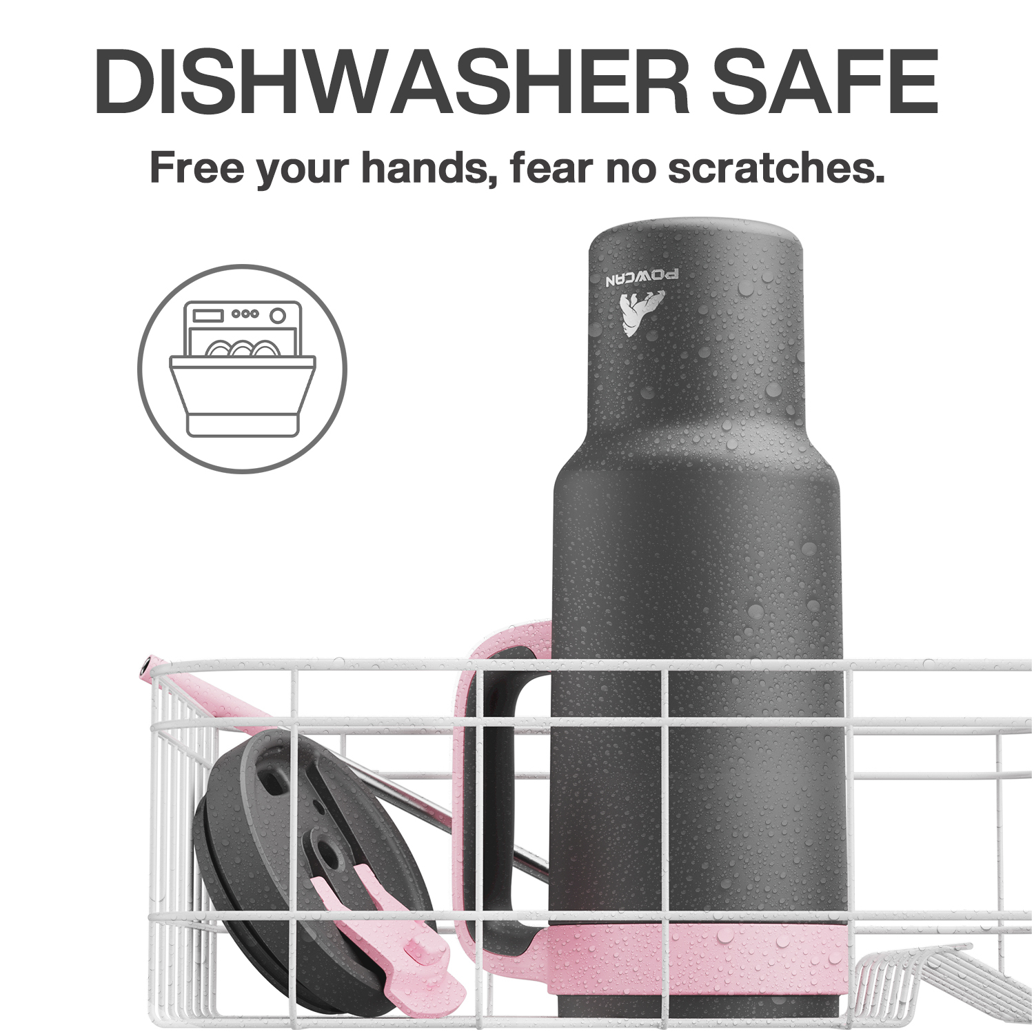 50 oz Tumbler with 2-in-1 Metal Straw Lid - Pure Collection