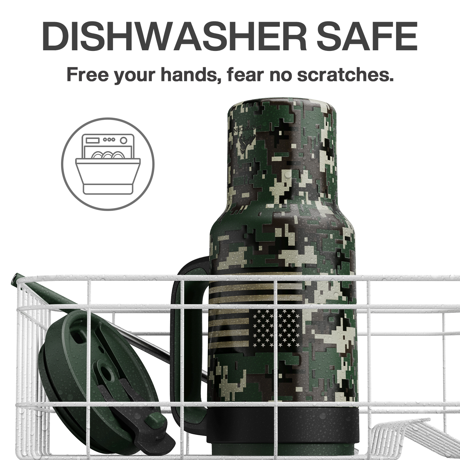 40 oz Tumbler with 2-in-1 Metal Straw Lid