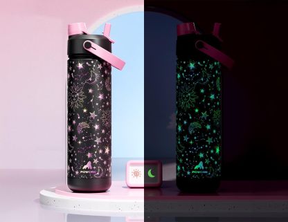 26 oz Insulated Water Bottle with 2-in-1 Straw and Spout Lid