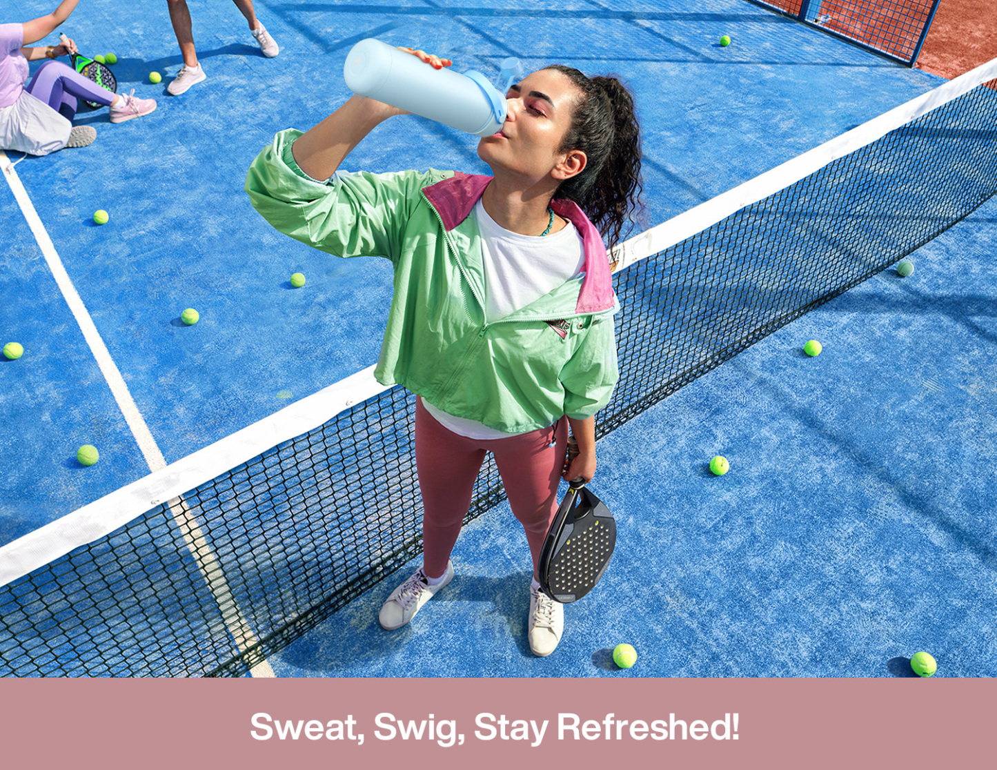 26 oz Insulated Water Bottle with 2-in-1 Straw and Spout Lid