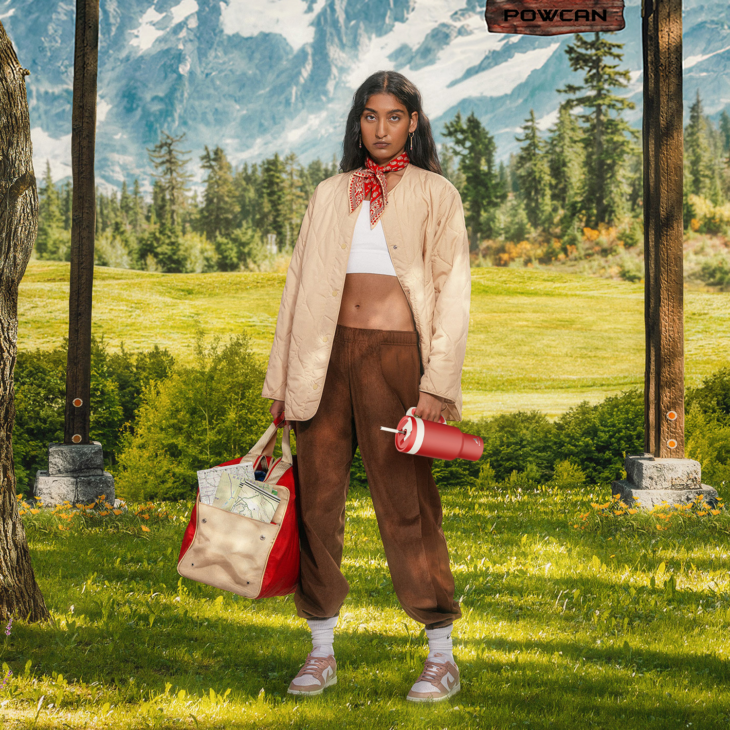 50oz Tumbler with Handle, 2-in-1 Straw and Sip Lid Pure Collection, Insulated Stainless Steel Travel Coffee Mug, Keeps Cold for 34 Hours