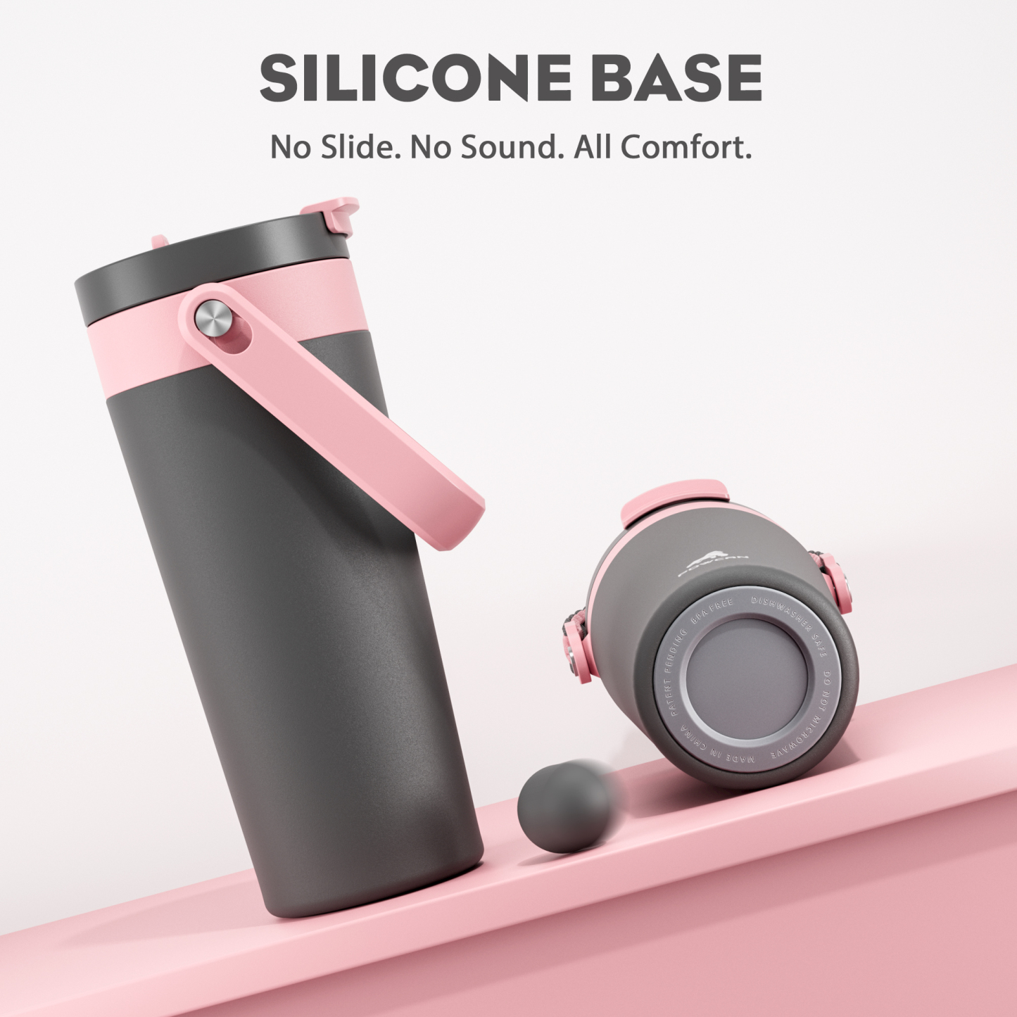 24 oz Insulated Coffee Mug for Travel: 2-in-1 Straw Flip Lid, Keep Cold 24H, Fit in Car Cupholder, Leakproof, Stainless Steel Coffee Tumbler with Handle for Outdoor, Office, Gifts and Sports (Deepsea)