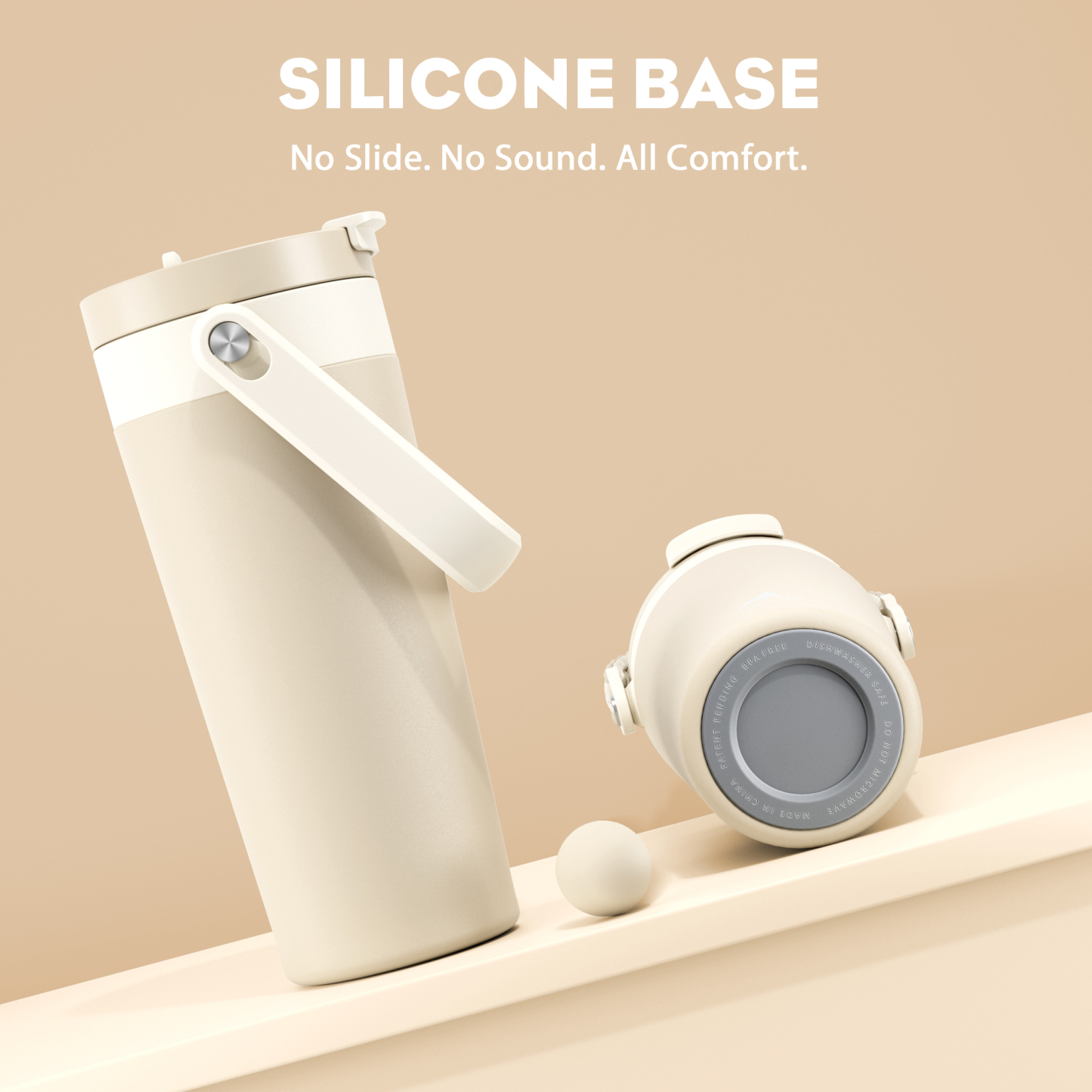 24 oz Insulated Coffee Mug for Travel: 2-in-1 Straw Flip Lid, Keep Cold 24H, Fit in Car Cupholder, Leakproof, Stainless Steel Coffee Tumbler with Handle for Outdoor, Office, Gifts and Sports (Deepsea)