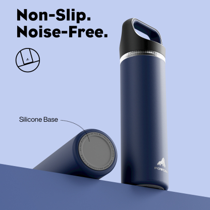 24 oz Insulated Water Bottle with 3 Lids