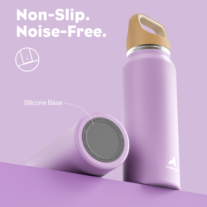 40 oz Insulated Water Bottle with 3 Lids