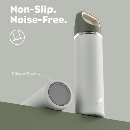 24 oz Insulated Water Bottle with 3 Lids