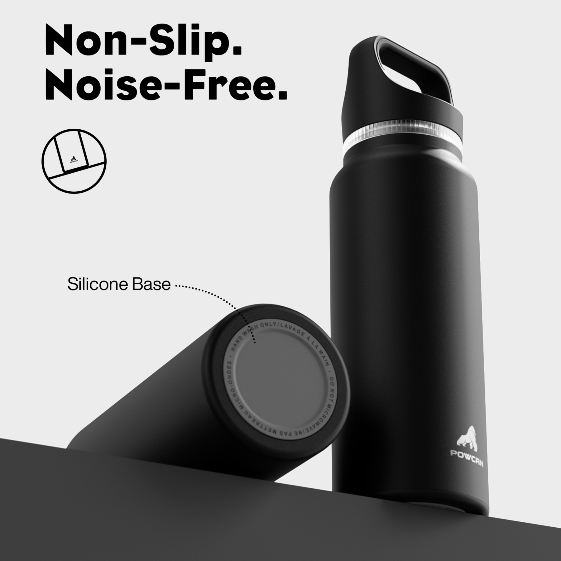 40 oz Insulated Water Bottle with 3 Lids