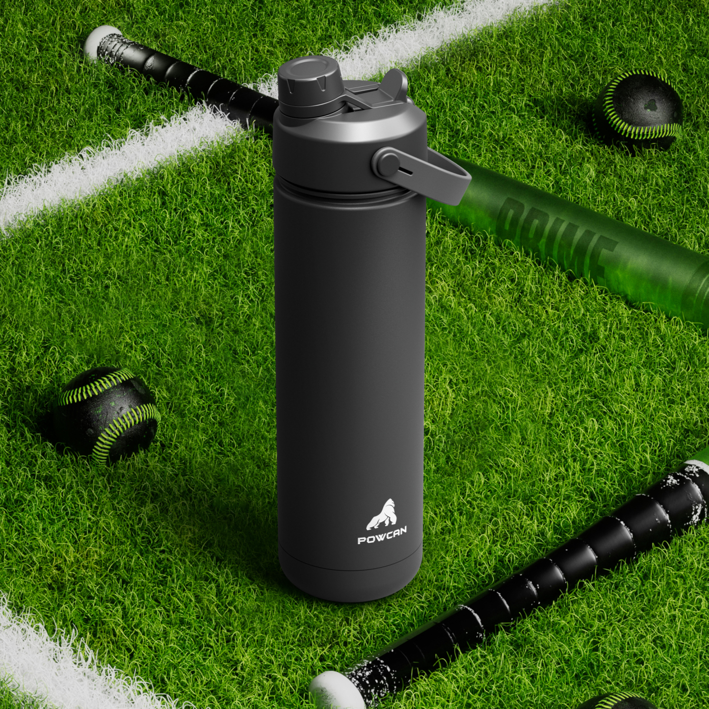 26 oz Insulated Water Bottle with 2-in-1 Straw and Spout Lid - Pure Collection