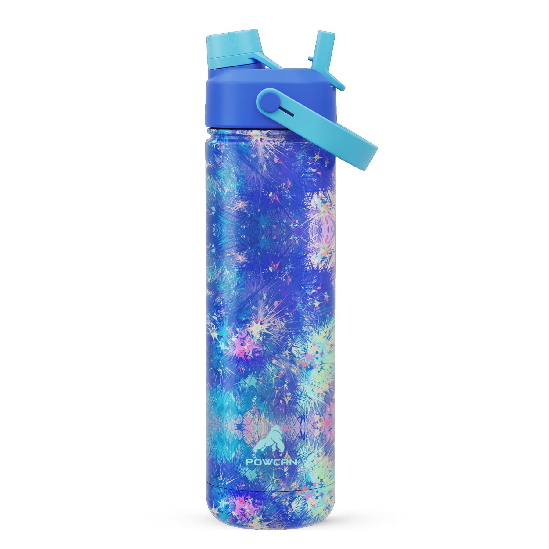 26 oz Insulated Water Bottle with 2-in-1 Straw and Spout Lid