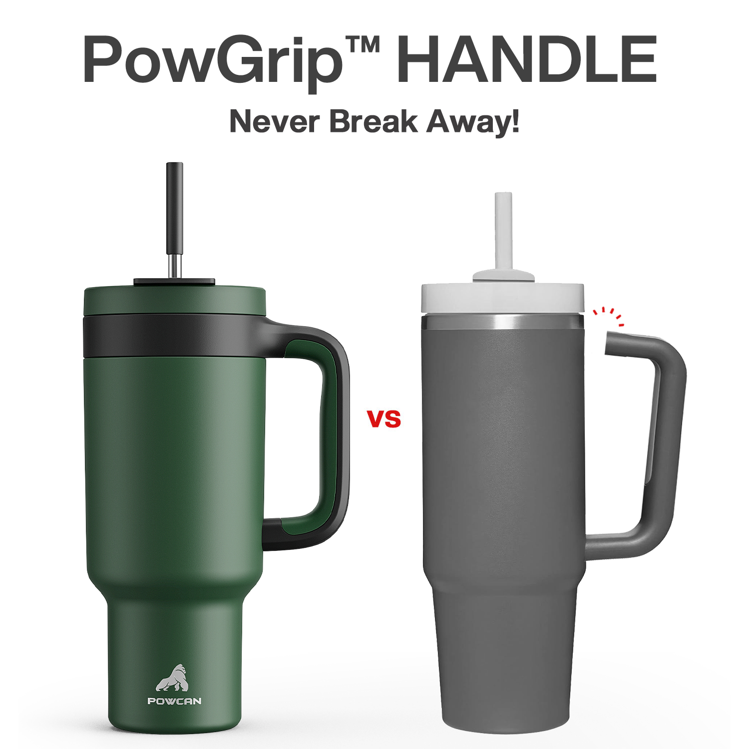 40 oz Tumbler with 2-in-1 Metal Straw Lid - Pure Collection