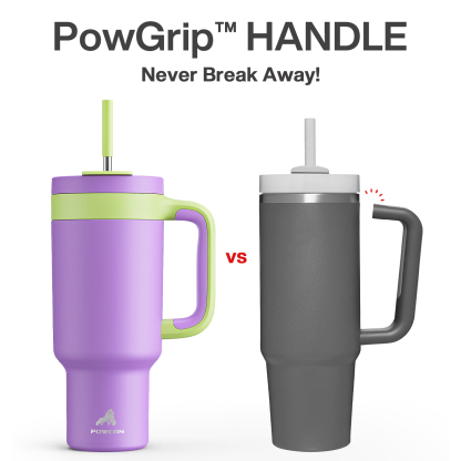 40 oz Tumbler with 2-in-1 Metal Straw Lid - Pure Collection