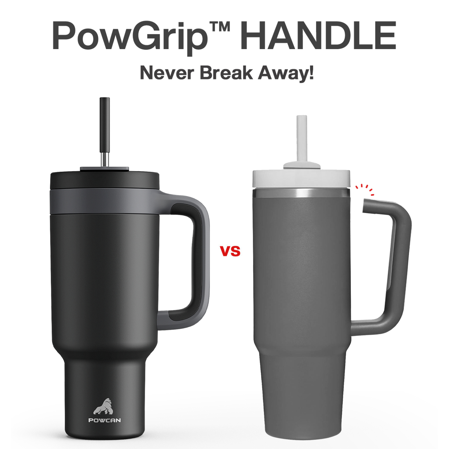 40 oz Tumbler with 2-in-1 Metal Straw Lid - Pure Collection