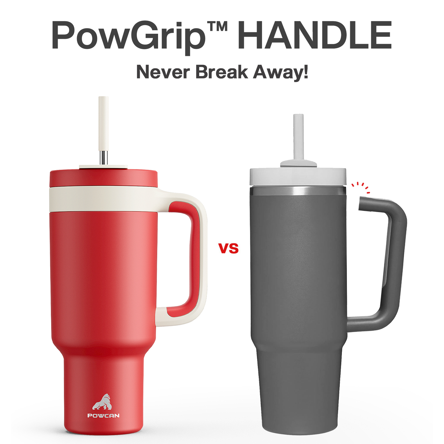 40 oz Tumbler with 2-in-1 Metal Straw Lid - Pure Collection